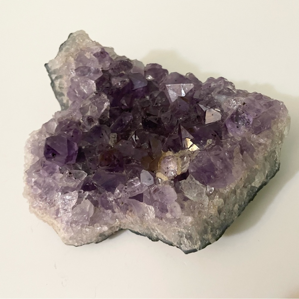 Deep Purple Amethyst Cluster Crystal Home Decor